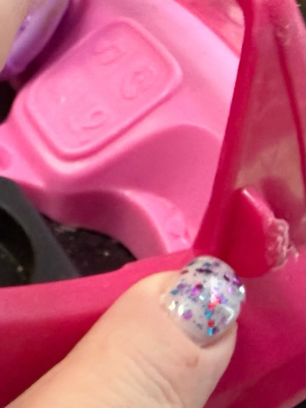 Little People Barbie Pink Convertible Car with 5 Mini Figures